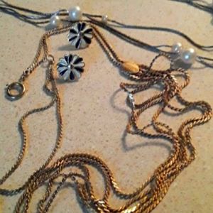 Vintage White Gold Necklaces
